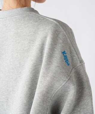 OP／FILA 【Kappa】スキークラブデザイン ユニセックススウェット グレー
