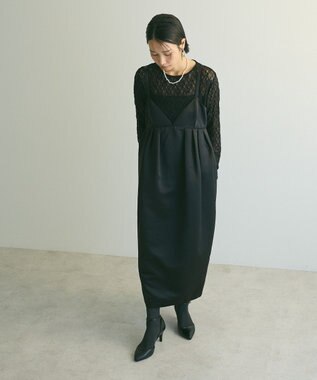 Green Parks ａ．ビスチェワンピース Black