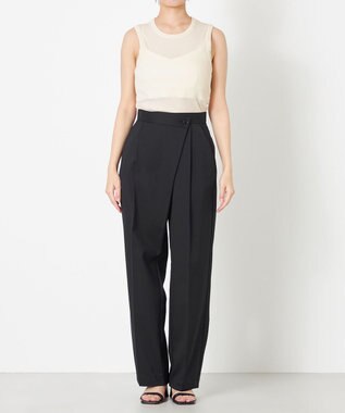 NAVE 【Nave・セットアップ可】ウールポリエステルツイルパンツ ブラック系