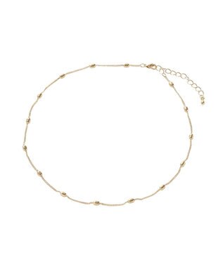 Green Parks カットガラス２連ネックレス Gold