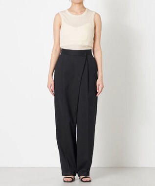 NAVE 【Nave・セットアップ可】ウールポリエステルツイルパンツ ブラック系