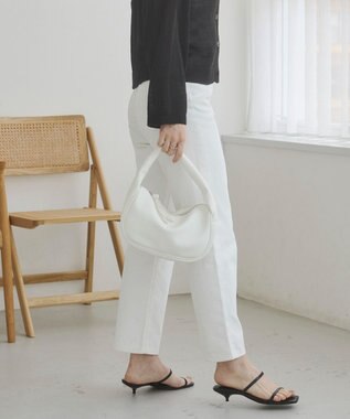 WEGO 【ANGIE VINTAGE】ハーフムーンBAG オフホワイト