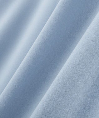 YECCA VECCA パールタックフレンチスリーブブラウス Light Blue