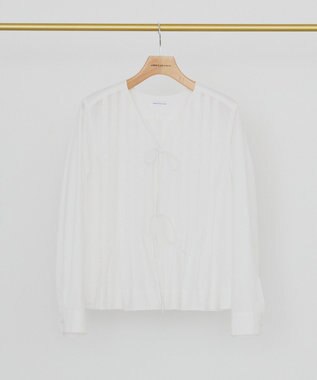 AMERICAN HOLIC 【イージーケア】ピンタックブラウス Off White