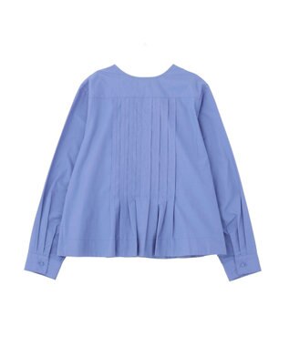 AMERICAN HOLIC 【イージーケア】ピンタックブラウス Blue