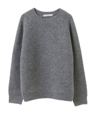 AMERICAN HOLIC Ｍｉｘヤーンラグランニットプルオーバー Gray Mixture