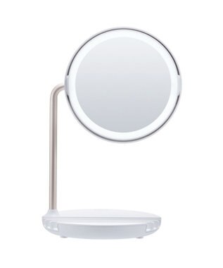 YAMATO テーブル＆キッチン 【フェスティノ】充電式LEDファンミラー  ホワイト  SMHB-032-WH ホワイト