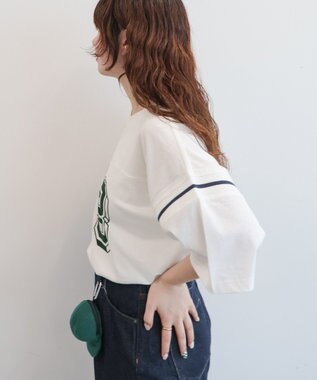 AMERICAN HOLIC 【RUSSELL】フットボールTシャツ White