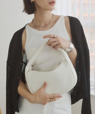 WEGO 【ANGIE VINTAGE】ハーフムーンBAG オフホワイト