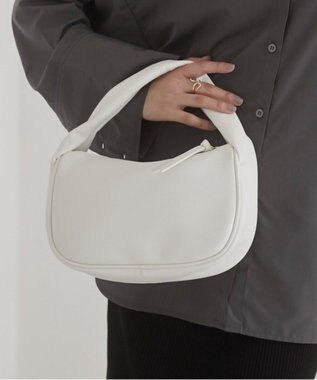 WEGO 【ANGIE VINTAGE】ハーフムーンBAG オフホワイト