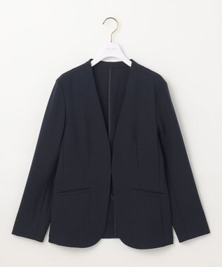 ANY SIS L 【UVカット / 接触冷感 / 吸水速乾】スマートビューティストレッチ ノーカラージャケット ネイビー