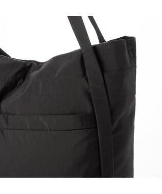 UNBILLION カシュカシュ cachecache / コード編みハンドルビッグナイロントート ブラック