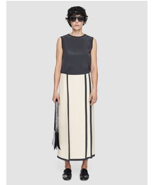 ヘビーシルククレープアニメーション　ロングスカート