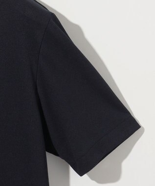 JOSEPH ABBOUD 【和紙ニット/日本素材・縫製/ 軽量/通気性/速乾性】和紙フライス Tシャツ ネイビー系