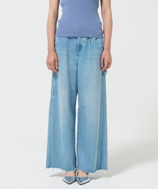 GRACE CONTINENTAL ペインターデニムパンツ サックス