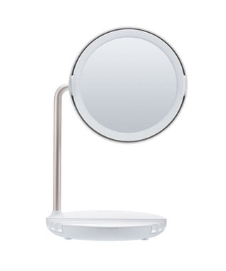 YAMATO テーブル＆キッチン 【フェスティノ】充電式LEDファンミラー  ホワイト  SMHB-032-WH ホワイト