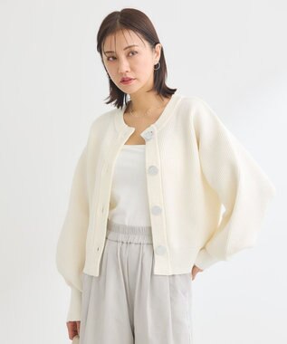 Green Parks ・ＡＮＤＳＥＡＲＣＨ　ニットカーディガン Off White