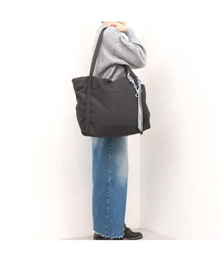 UNBILLION カシュカシュ cachecache / コード編みハンドルビッグナイロントート