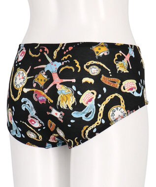 tsumori chisato SLEEP ツモリチサト ショーツ 綿混ベア天竺素材(身生地) レディース UPX566/ワコール ブラック