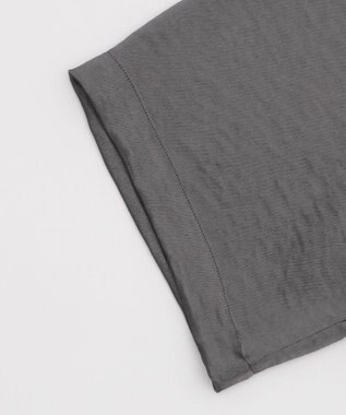 WEGO サテン刺繍シャツ（SS） ダークグレー