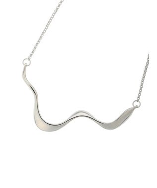 Green Parks ・ＨＡＬＦ　ＴＩＭＥ　ウェーブモチーフネックレス Silver