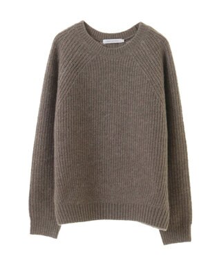 AMERICAN HOLIC Ｍｉｘヤーンラグランニットプルオーバー Mocha