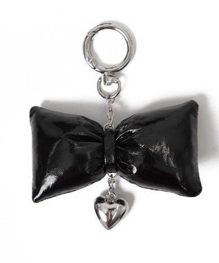 WEGO チャーム付きボストンバッグ ブラック