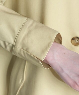 Tiaclasse 【洗える】ステンカラーコート イエロー