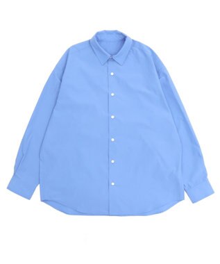 WEGO ブロードルーズシャツ ブルー