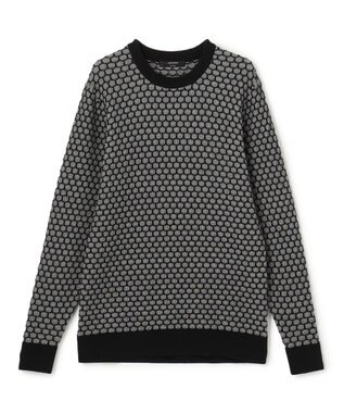 JOSEPH HOMME チャンディーガルジャガード　クルーネックニット グレー系