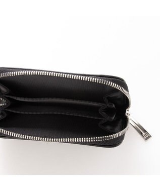 Y'SACCS モノグラム×リサイクルレザー スクエアショルダー ブラック