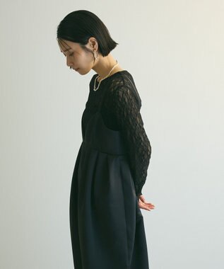 Green Parks ａ．ビスチェワンピース Black