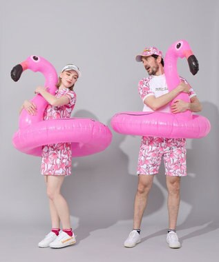 FILA GOLF／marie claire 【Loudmouth】柄ワンピース Pink Panic