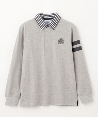 J.PRESS KIDS 【140-170cm】ラガー ポロシャツ グレー系