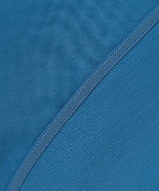 23区 【洗える】ALBINIコーコラン シャツテール Tシャツ ブルー系