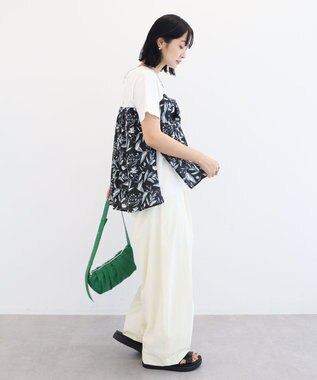 Green Parks スカーフドッキングプルオーバー Black