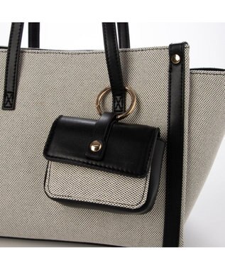 UNBILLION カシュカシュ cachecache / ミニポーチ付エルガリートート ブラック