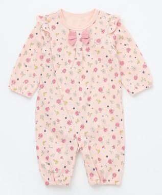 組曲 KIDS 【70㎝】デイジー ロンパース ピンク系5