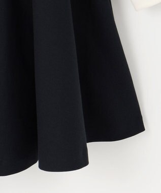 組曲 KIDS 【110-140cm】レトロ ワンピース ネイビー系