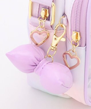 ANY KIDS クリアポケットショルダーバッグ レインボー