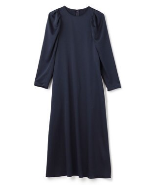 BEIGE， MABILLON / マトンスリーブドレス Navy