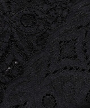 自由区 レースコンビ Tシャツ オフ×ブラック