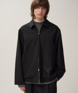 ATON MERINO COLLEGE FLANNEL | フライトジャケット - UNISEX BLACK