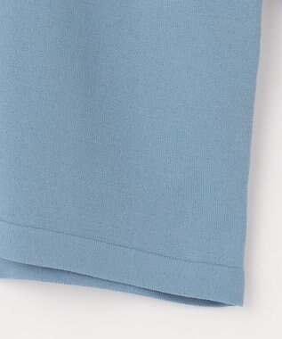 組曲 【2SET・WEB限定】フラワーレース5分袖ツイン ニット ブルー系