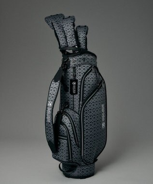 23区GOLF 【UNISEX】モノグラムライトキャディバッグ　ベテランゴルファーにもおすすめなモダンデザイン ブラック系5