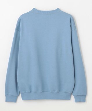 UNFILO MENS 【男女兼用】グラフィックプリント スウェットTEE [24年秋冬商品] ブルー(センターロゴ)