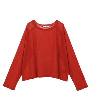 Green Parks シアークロップドプルオーバー Orange