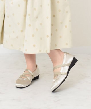 Bridget Birkin ＜3E＞【Bridget Birkin Walk】サテンギャザーウォーキングパンプス