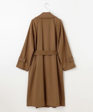 自由区 L 【SHIHOさん着用】Super100sライトビーバーロング コート キャメル