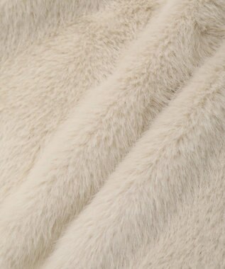 AMERICAN HOLIC フードファーベスト Light Beige